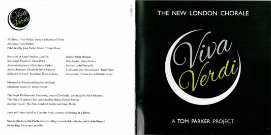 New London Chorale : Viva Verdi (A Tom Parker Project) (CD, Album)