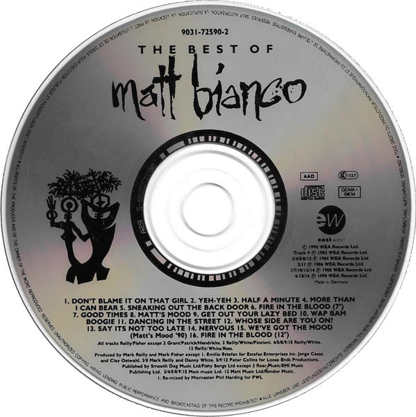 Matt Bianco : The Best Of Matt Bianco (CD, Comp, RE)