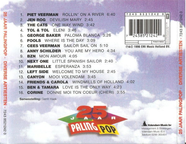 Various : 25 Jaar Palingpop (CD, Comp)