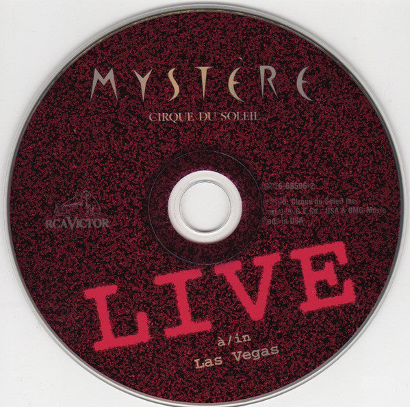 Cirque Du Soleil : Mystère - Live À / In Las Vegas (CD, Album, RE)