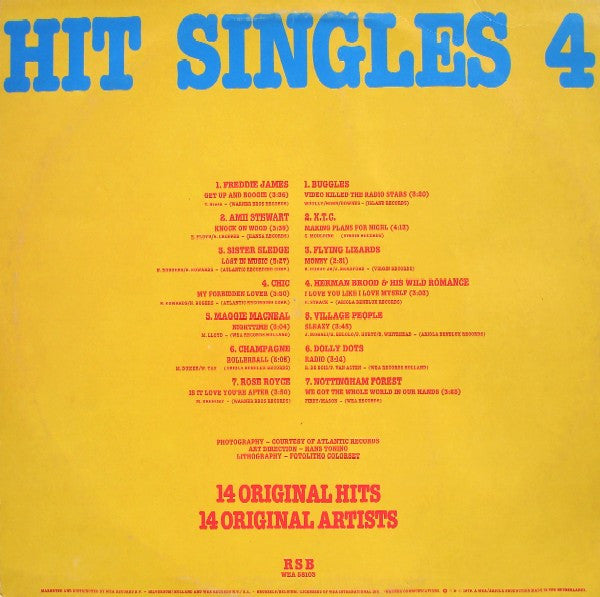 Various : Hit Singles 4 (14 Original Hits) (LP, Comp)