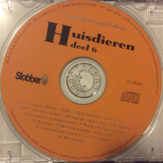 Annie M.G. Schmidt : Huisdieren (CD, Album)