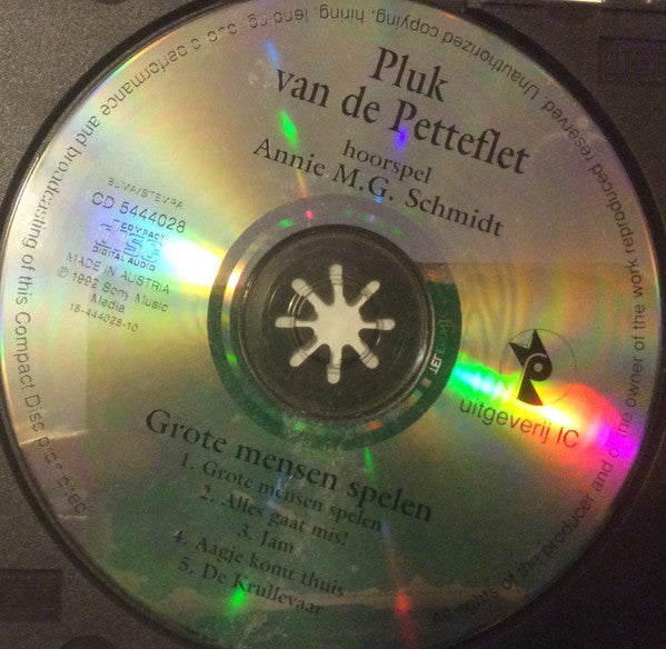 Annie M.G. Schmidt : Pluk Van De Petteflet: Grote Mensen Spelen (CD + Cass)