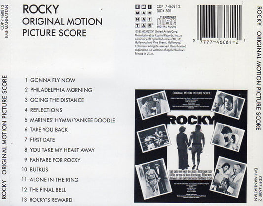 Bill Conti : Rocky - Original Motion Picture Score (CD, Album, RE)