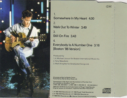 Aztec Camera : Somewhere In My Heart (CD, Mini, Single)