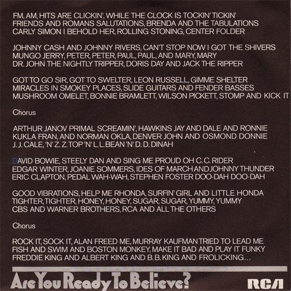 Reunion (3) : Life Is A Rock (But The Radio Rolled Me) (7", Single)