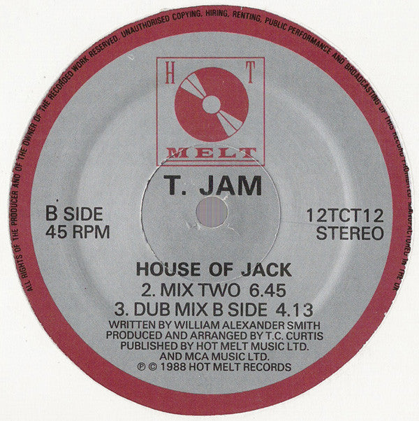 T Jam : House Of Jack (12")