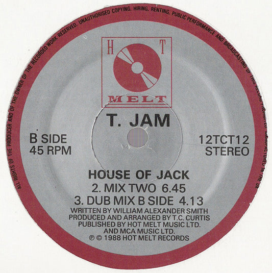 T Jam : House Of Jack (12")