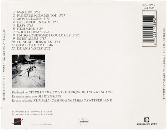 Stephan Eicher : Engelberg (CD, Album)