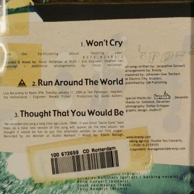 Krezip : Won't Cry (CD, Maxi)