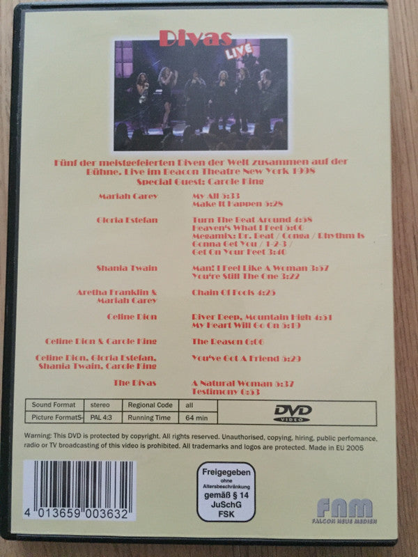 Divas (6) : Divas Live (DVD-V, Unofficial)