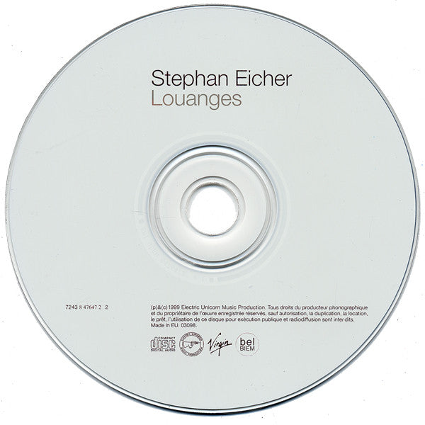Stephan Eicher : Louanges (CD, Album)
