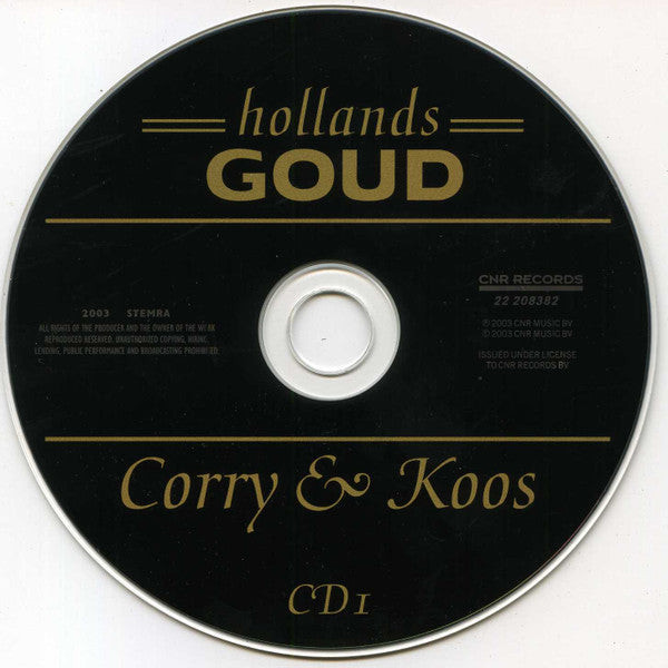 Corry Konings & Koos Alberts : Hollands Goud (2xCD, Comp)