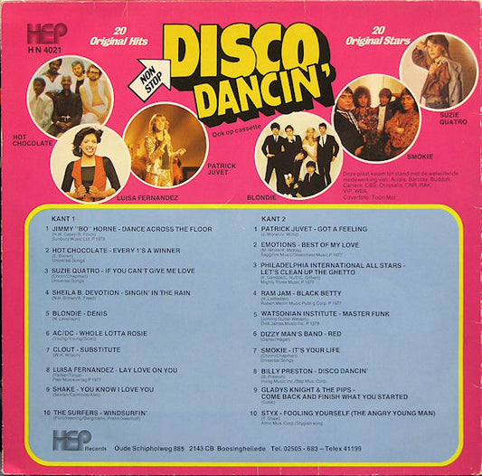 Various : Non Stop Disco Dancin' (LP, Comp)