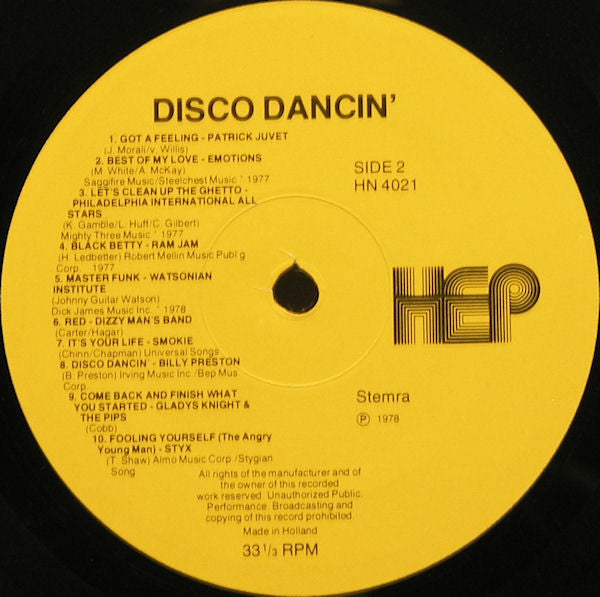Various : Non Stop Disco Dancin' (LP, Comp)
