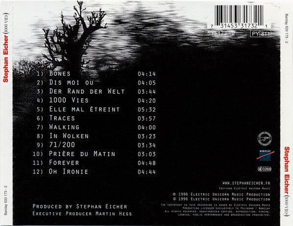 Stephan Eicher : (1000 Vies) (CD, Album)