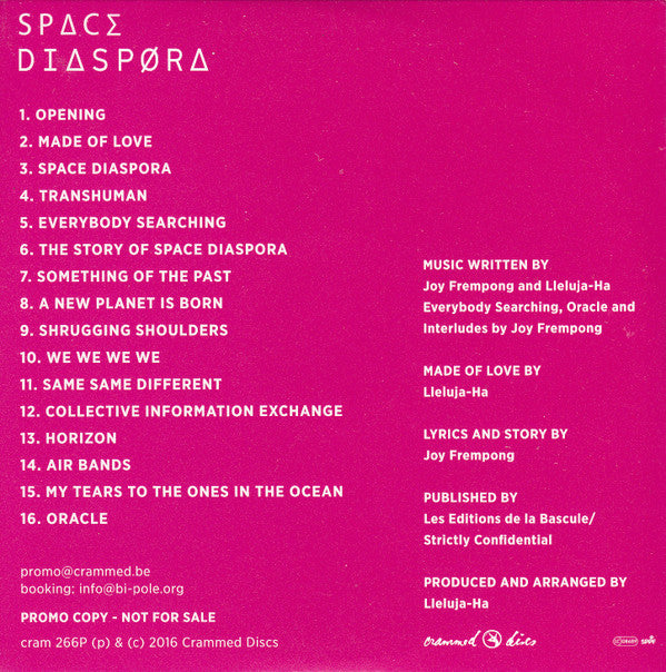 Oy : Space Diaspora (CD, Album, Promo)