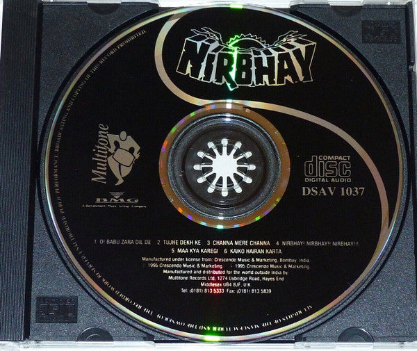 Raam Laxman : Nirbhay (CD, Album)