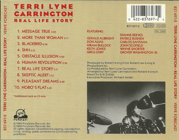 Terri Lyne Carrington : Real Life Story (CD, Album)