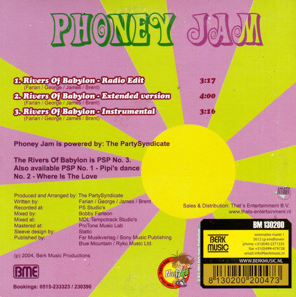 Phoney Jam : Rivers Of Babylon (CD, Single)