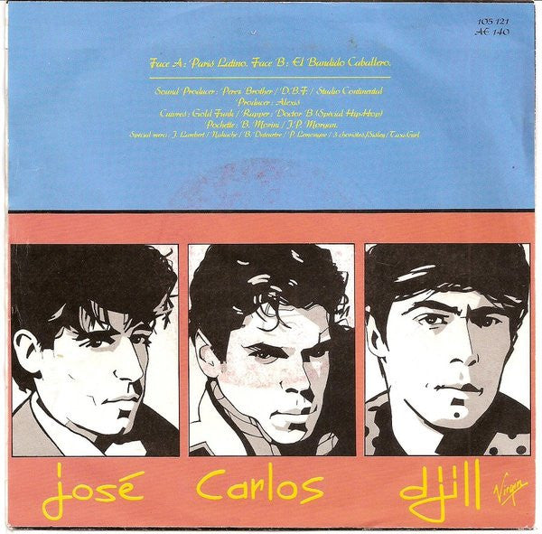 Bandolero : Paris Latino / El Bandido Caballero (7", Single, Sil)