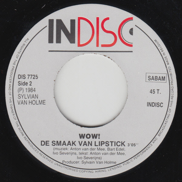 Wow! (3) : Bang (7", Single)