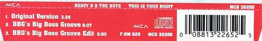 Heavy D. & The Boyz : This Is Your Night (CD, Maxi)
