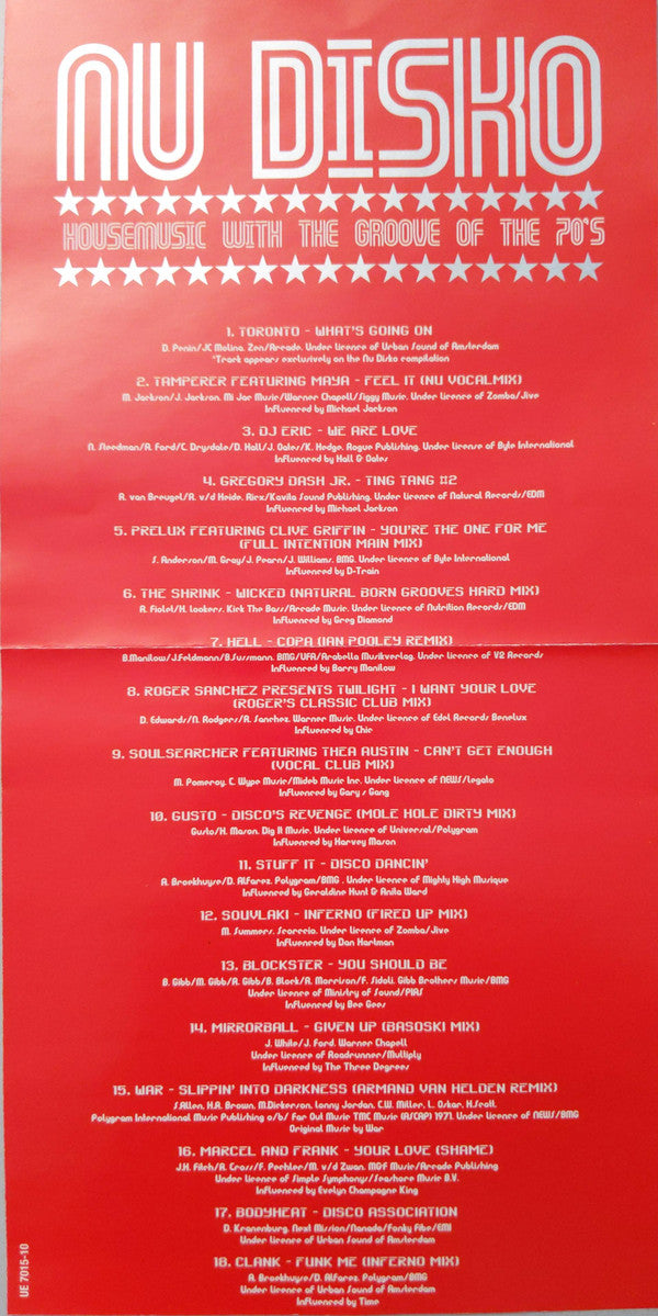 Various : Nu Disko - Housemusic With The Groove Of The 70's (CD, Comp, Mixed)