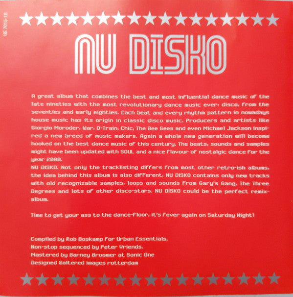 Various : Nu Disko - Housemusic With The Groove Of The 70's (CD, Comp, Mixed)