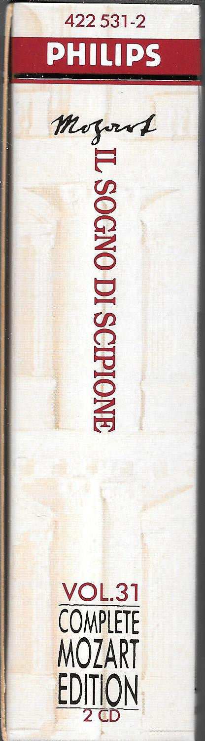 Wolfgang Amadeus Mozart : Il Sogno Di Scipione (2xCD, Album, RE + Box, Sli)