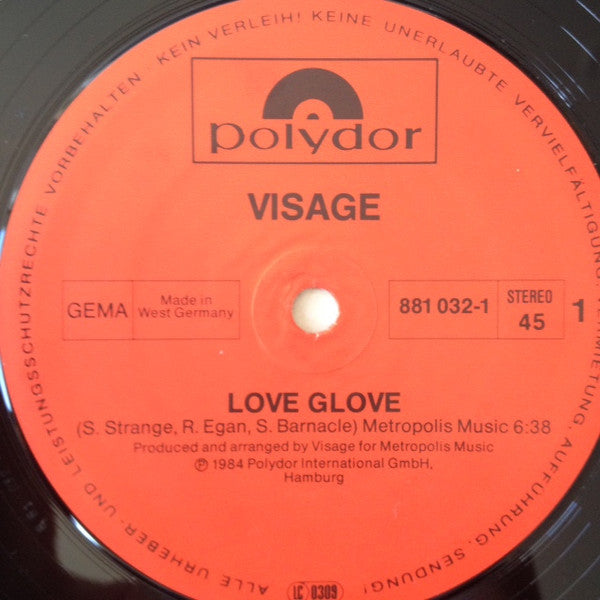 Visage : Love Glove (12", Maxi)