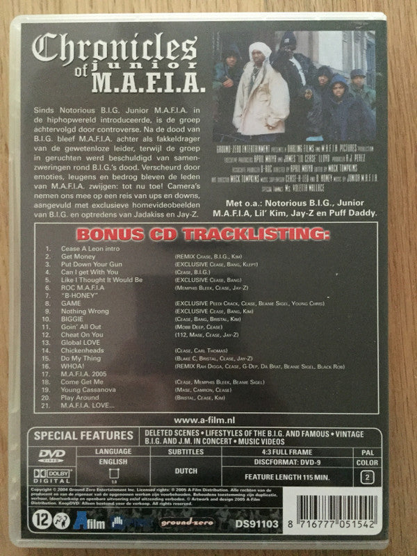 Junior M.A.F.I.A. : Chronicles Of Junior M.A.F.I.A. (DVD + CD + Unofficial)