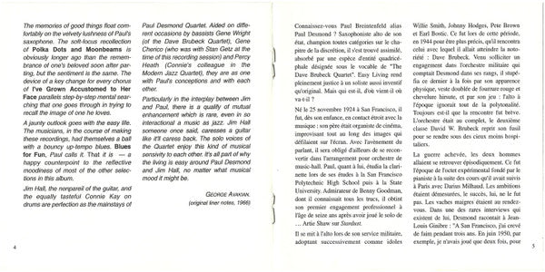 Paul Desmond : Easy Living (CD, Album, RE, RM)