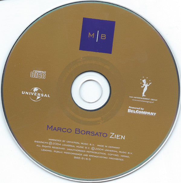 Marco Borsato : Zien (CD, Album, Ltd)