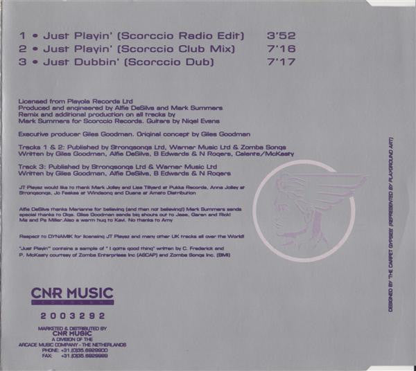 JT Playaz : Just Playin (CD, Maxi)