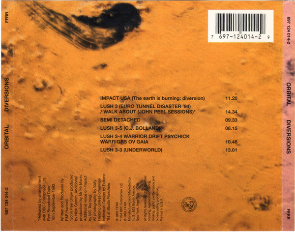 Orbital : Diversions (CD, EP, Comp)