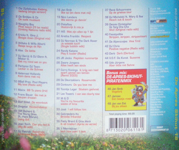 Various : De Après Skihut 18 (CD, Comp, Mixed)