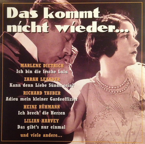 Various : Das Kommt Nicht Wieder … (CD, Comp)