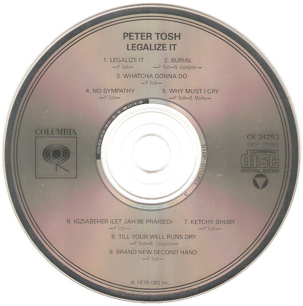Peter Tosh : Legalize It (CD, Album, RE)