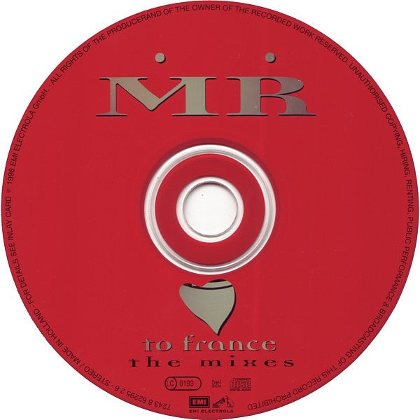 Maggie Reilly : To France (The Mixes) (CD, Maxi)