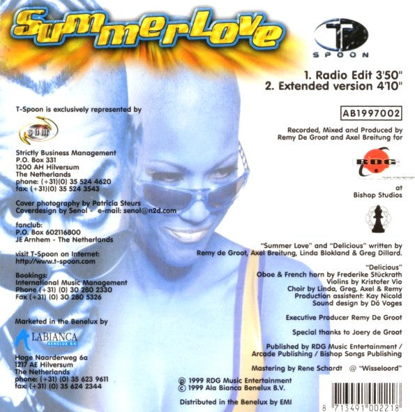 T-Spoon : Summer Love (CD, Single)