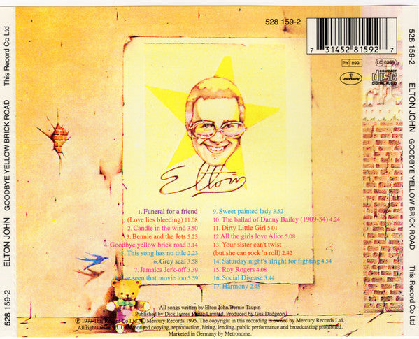 Elton John : Goodbye Yellow Brick Road (CD, Album, RE, RM, PMD)