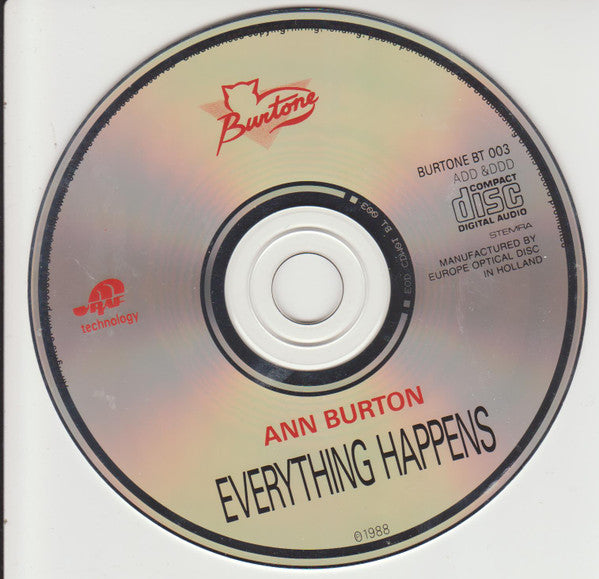 Ann Burton : Everything Happens (CD, Album)