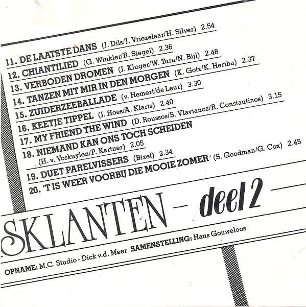 De Kermisklanten : 20 Beste Van De Kermisklanten - Deel 2 (CD, Comp)