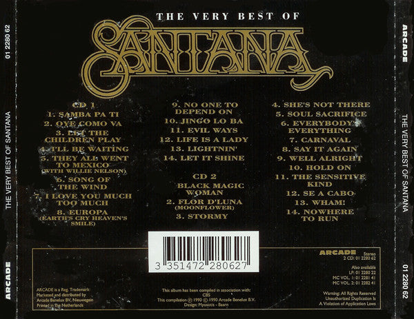 Santana : The Very Best Of (2xCD, Comp)