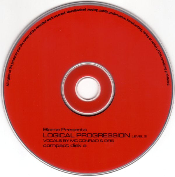 Blame : Logical Progression Level 2 (CD, Comp, Mixed + CD, Comp)