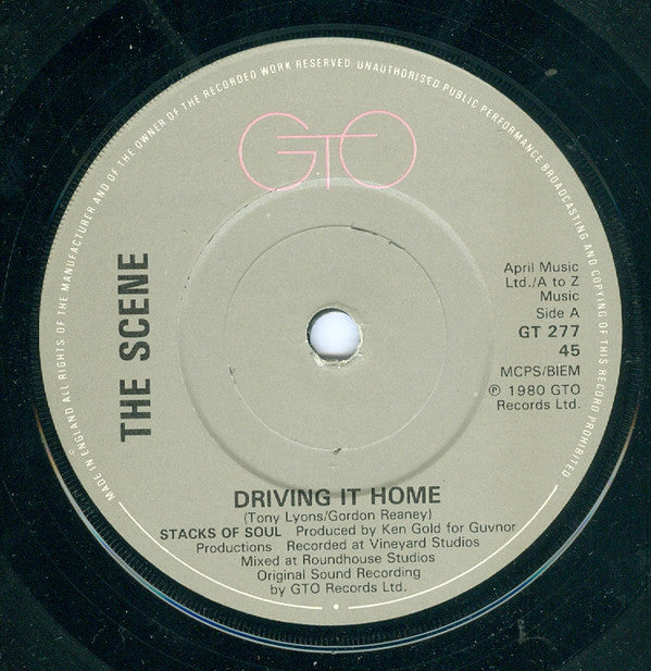 The Scene (3) : Driving it Home (7", Single)