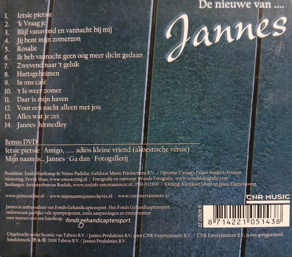 Jannes : De Nieuwe Van .... Jannes (CD, Album + DVD + Ltd)