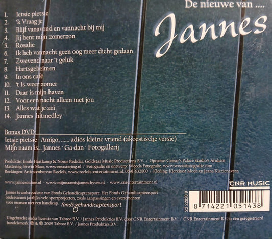 Jannes : De Nieuwe Van .... Jannes (CD, Album + DVD + Ltd)
