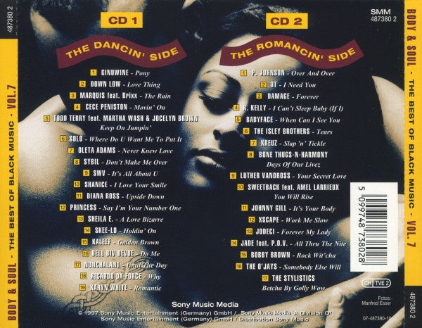 Various : Body & Soul (The Best Of Black Music Vol. 7) (2xCD, Comp)